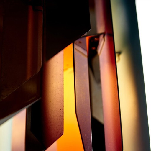 Vintage “Divan-2” pendant lamp by Simon P. Henningsen for Lyfa, 1960