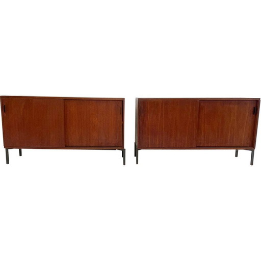 Vintage wooden sideboards, Germany 1960