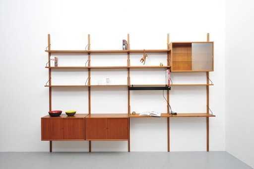 Poul Cadovius Royal Cado teak shelving system 1950