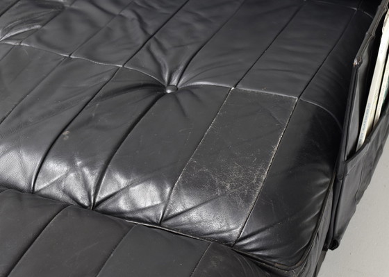 Image 1 of De Sede DS-88 Sectional Sofa in Black leather – Switzerland, circa 1970