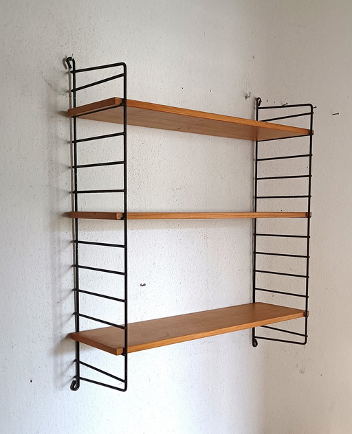 Fifties Wall Rack With Three Shelves