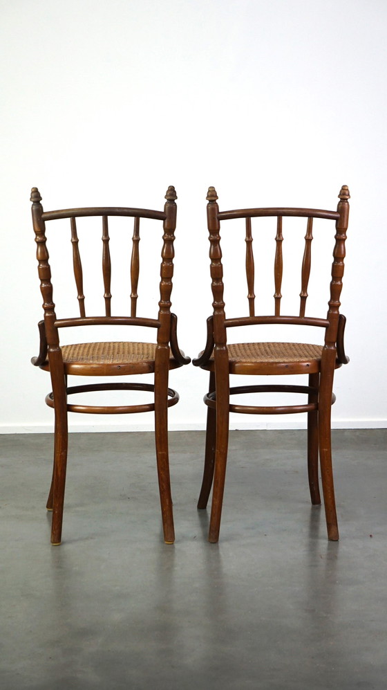 Image 1 of 4 x Chaises de bistro vintage Thonet