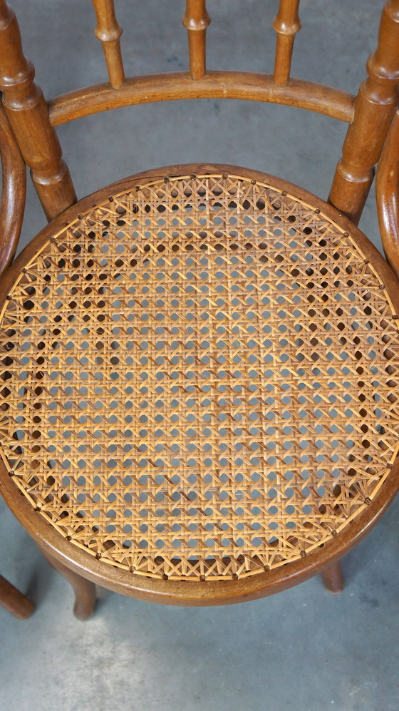 Image 1 of 4 x Vintage Thonet design bistro chairs