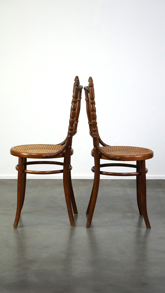 Image 1 of 4 x Chaises de bistro vintage Thonet