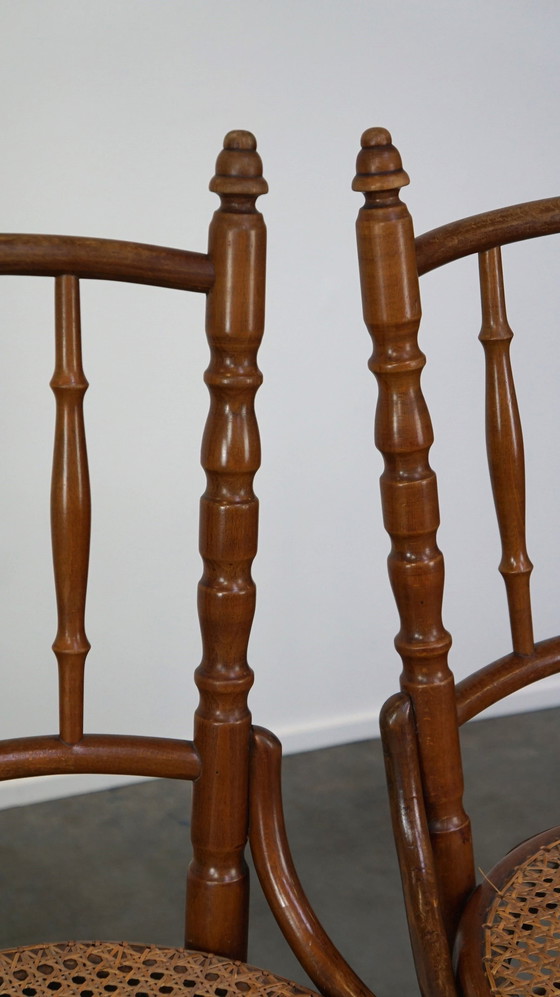 Image 1 of 4 x Chaises de bistro vintage Thonet