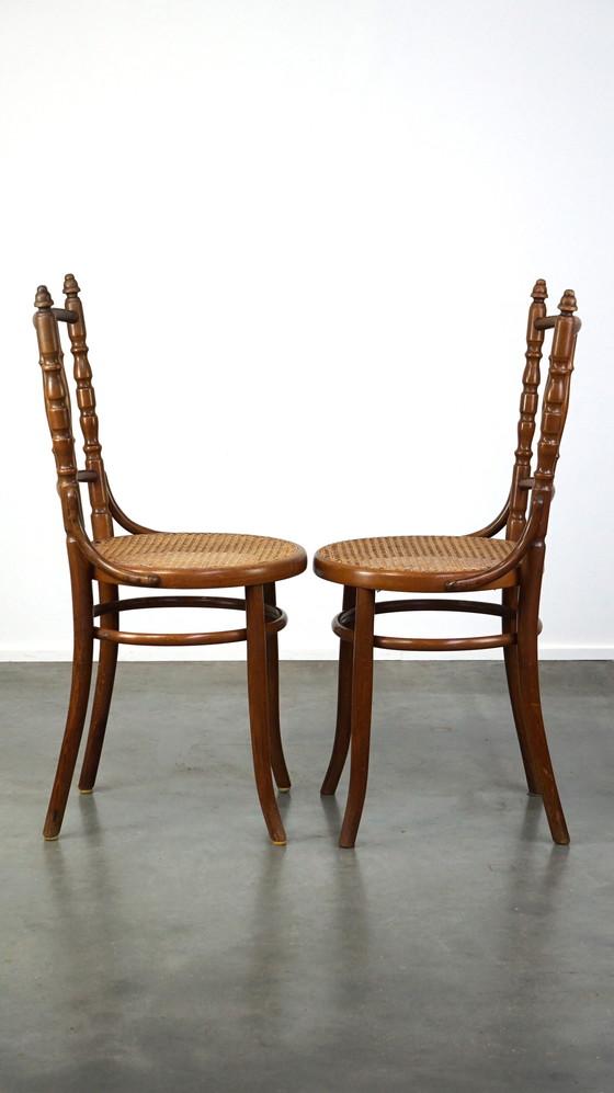 Image 1 of 4 x Chaises de bistro vintage Thonet