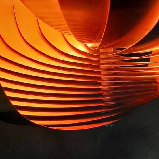 Image 1 of Lampada a sospensione vintage a spirale di Henri Mathieu per Lyfa Français, 1965