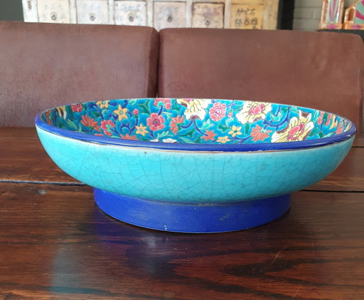 Longwy Ceramic Deep Bowl 26.5 Cm Wide