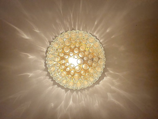 2X Vintage Bubble Glass Wall Lights