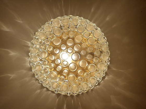 Image 1 of 2X Vintage Bubble Glass Wall Lights