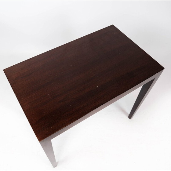 Image 1 of Tavolino vintage in mogano di Severin Hansen per Haslev Furniture, anni '60