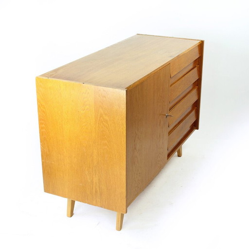 Vintage Type U 460 oak sideboard by Jiri Jiroutek for Interier Praha, 1960