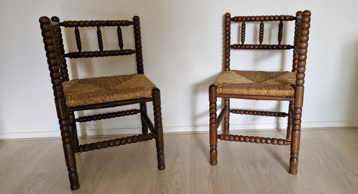 2x Bobbin chaise d'angle