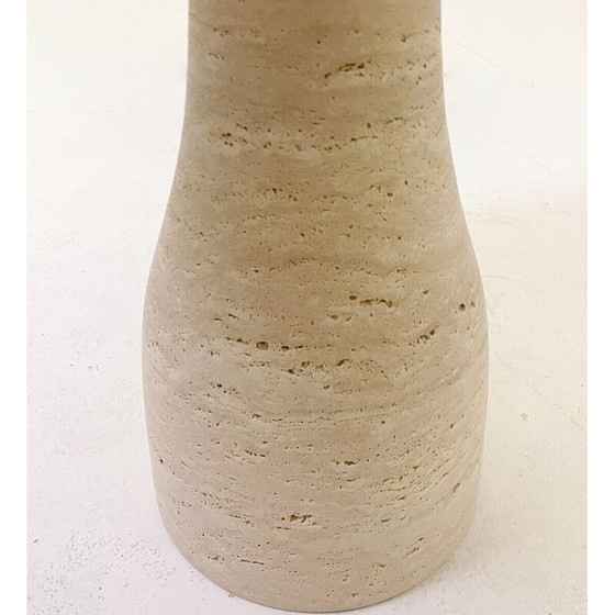 Image 1 of Pair of vintage travertine side tables, Italy