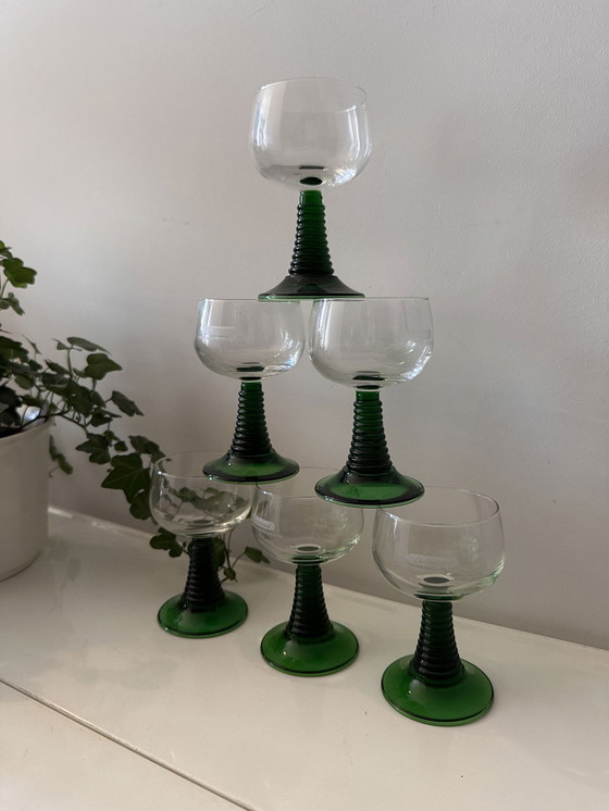 Image 1 of 6x Wine glasses Roemer Moselle