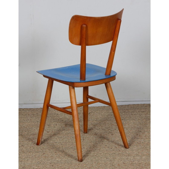 Image 1 of Vintage Wooden Chair Produced By Ton, 1960