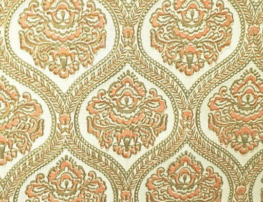 13084 1970s Baroque Textured Wallpaper