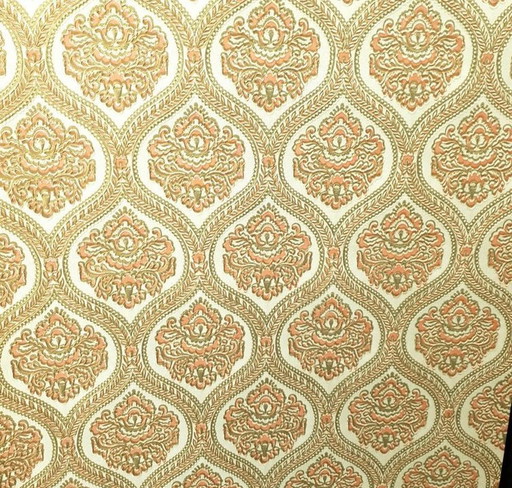 13084 1970s Baroque Textured Wallpaper