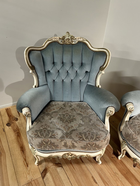 Image 1 of Set de salon baroque vintage 4-1-1