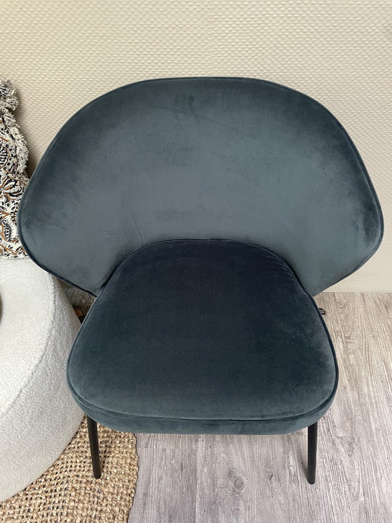 Image 1 of Bepurehome Chaise Admit Couleur bleu sarcelle