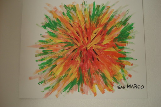 Artist Painting - Enzo San Marco - Combustion