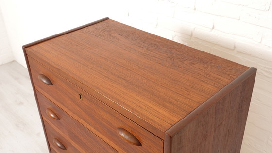 Image 1 of Commode danoise vintage | Teck | 6 tiroirs | 115 Cm