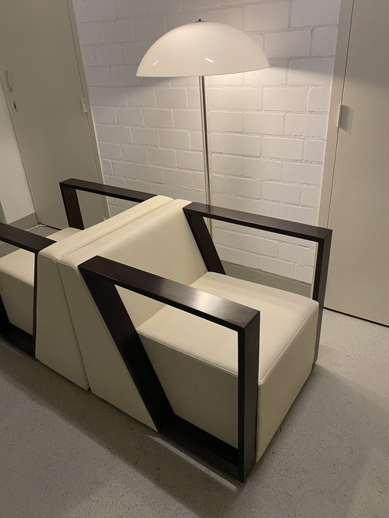 Image 1 of 2x Mobitec Lounge Design Armchairs