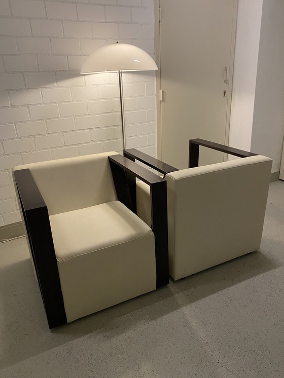 Image 1 of 2x Mobitec Lounge Design Armchairs