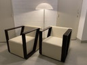 2x Mobitec Lounge Design Armchairs