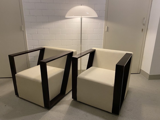 Image 1 of 2x Mobitec Lounge Design Armchairs