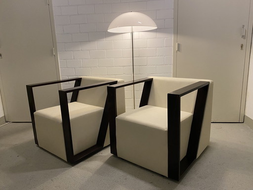 2x Fauteuils Mobitec Lounge Design