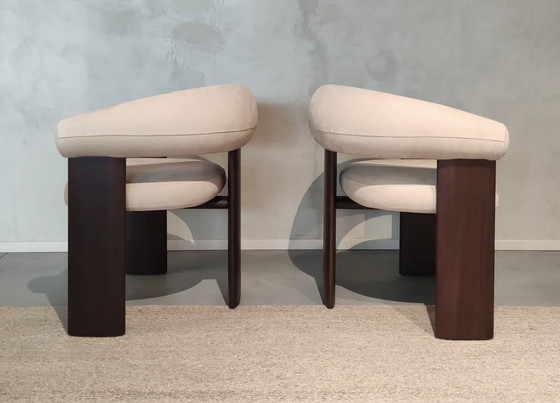 Image 1 of 2x Bracci chairs by Pieter Maes