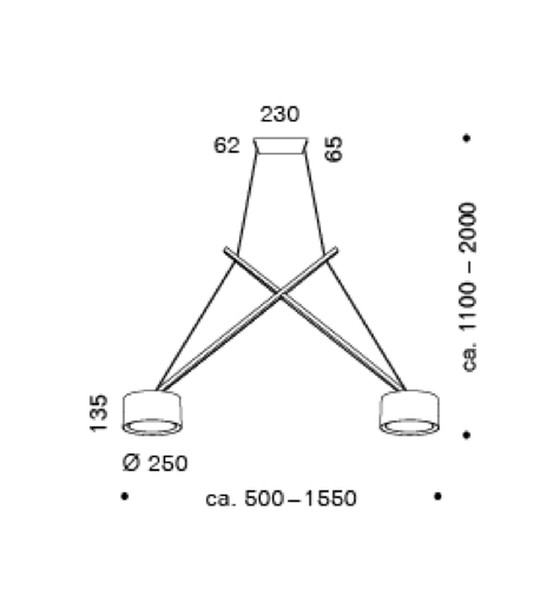 Image 1 of Serien Lighting Lampe suspendue Twin design