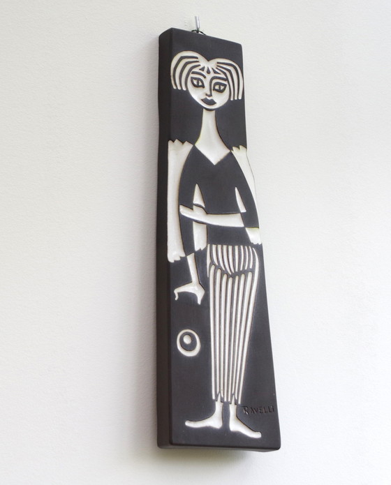 Image 1 of Ravelli - Girl With Ball - 673 - Wall Decoration.