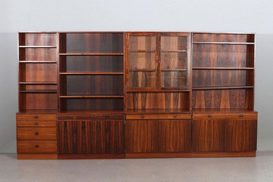 Image 1 of Vintage Bookcase By Bertil Fridhagen For Bodafors Sweden 1960s