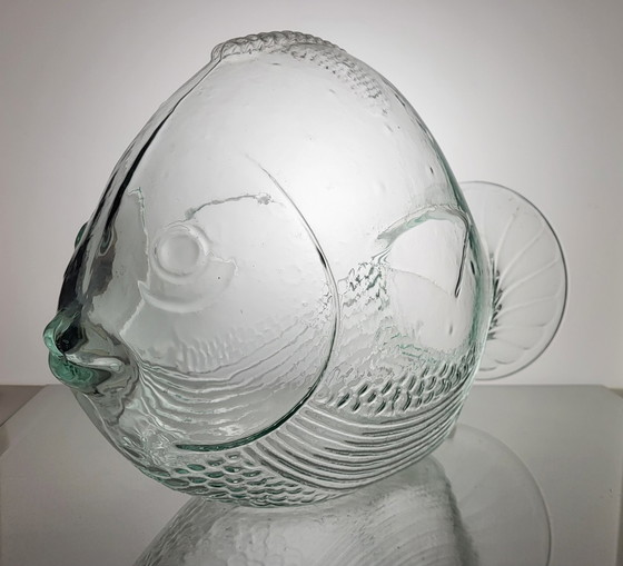 Image 1 of Moulded Glass Fish Jar