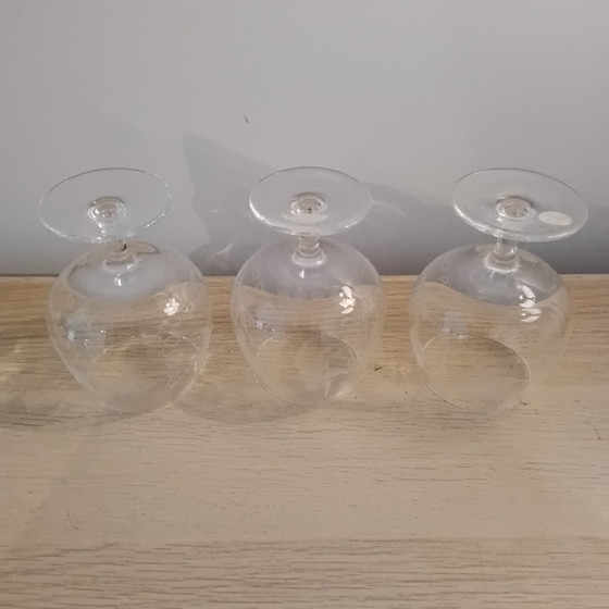 Image 1 of 3x Saint Lambert cognac glasses