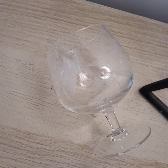 Image 1 of 3x Saint Lambert cognac glasses