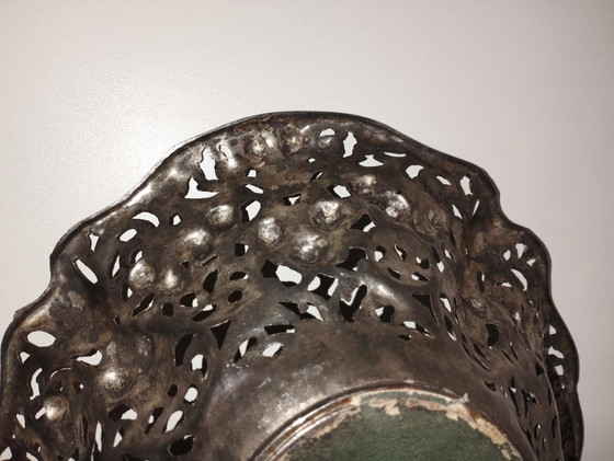 Image 1 of Elegant Large Basket, Antique Centerpiece