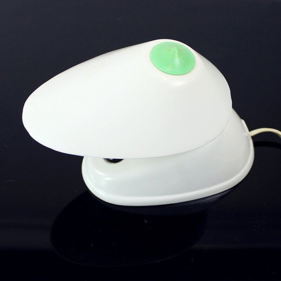 Image 1 of Vintage table lamp in white bakelite by Bauhaus Team, Czechoslovakia 1930s