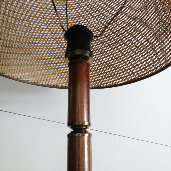 Image 1 of Sanatirium Wicker Lamp Shade, 1970