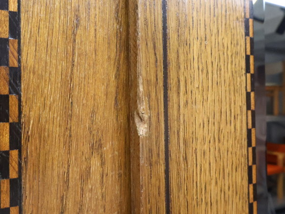 Image 1 of Antique Wardrobe Mirror Cabinet Oak