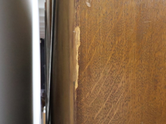 Image 1 of Antique Wardrobe Mirror Cabinet Oak