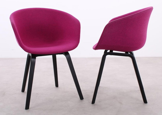 Image 1 of 2x HAY AAC 23 About A Chair pink/black