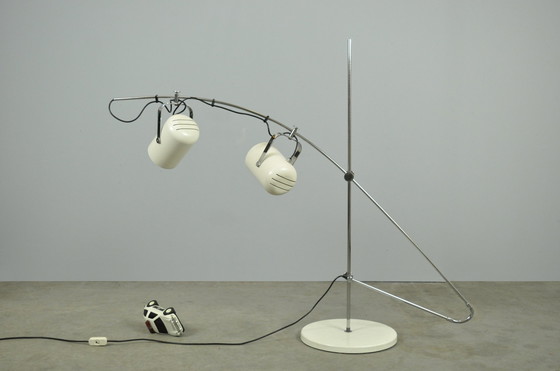 Image 1 of GEPO vintage white Sorrento floorlamp Copini & Posthuma