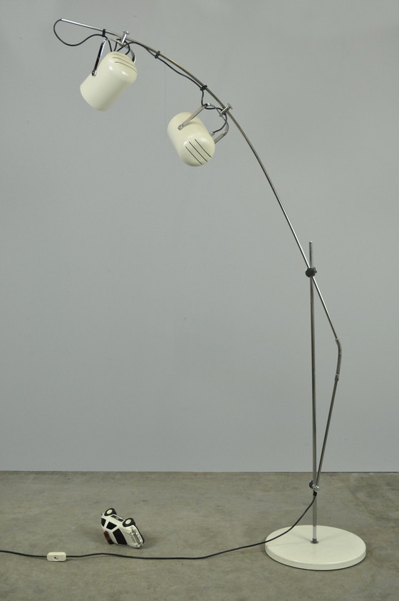 Image 1 of GEPO lampadaire vintage blanc Sorrento Copini & Posthuma