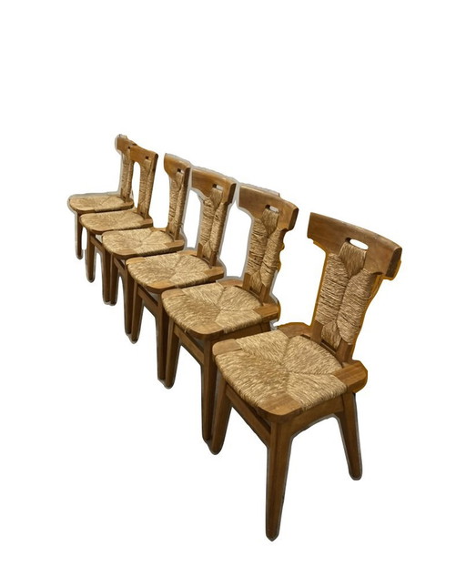 Dutch Arts & Crafts Chairs By W. Kuyper, The Netherlands 1920S