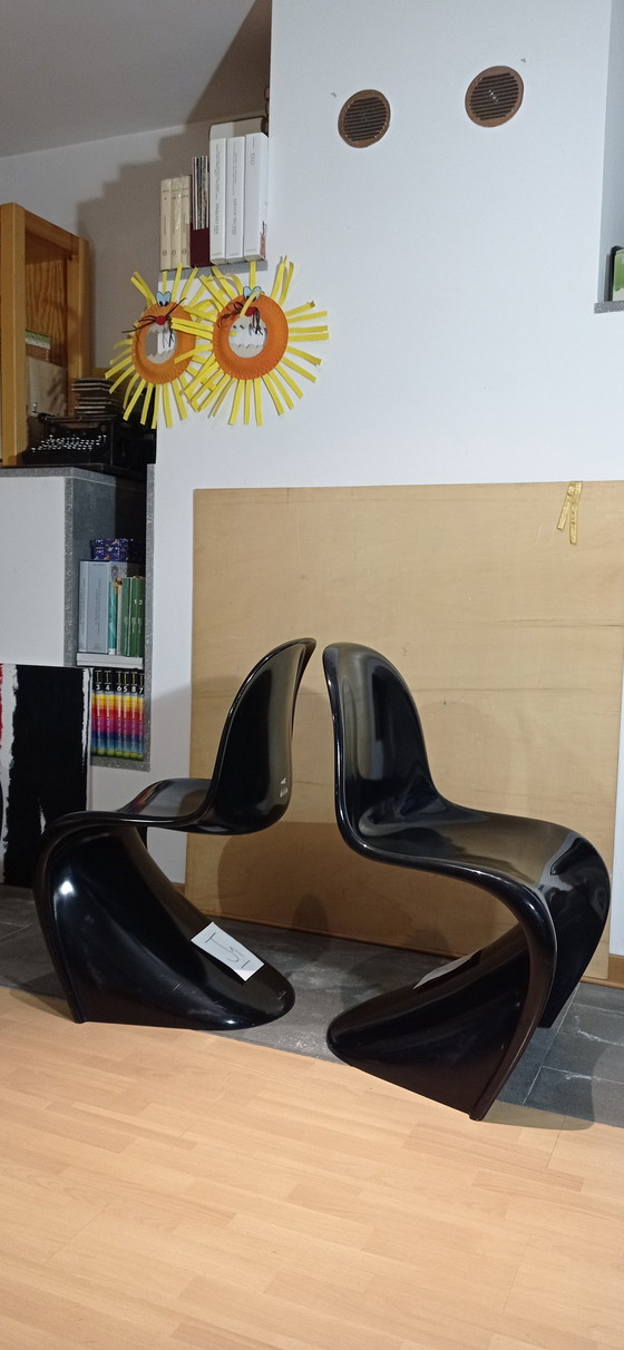 Image 1 of 2x Vitra Chair Classic S by Verner Panton