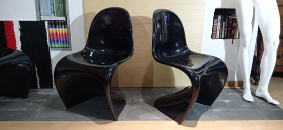 Image 1 of 2x Vitra Chair Classic S de Verner Panton