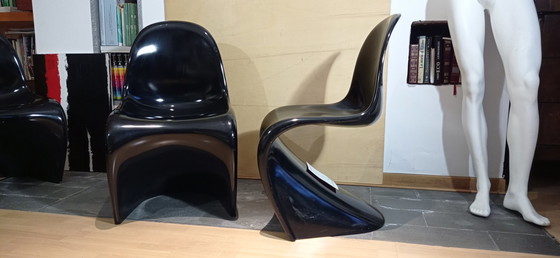 Image 1 of 2x Vitra Chair Classic S by Verner Panton